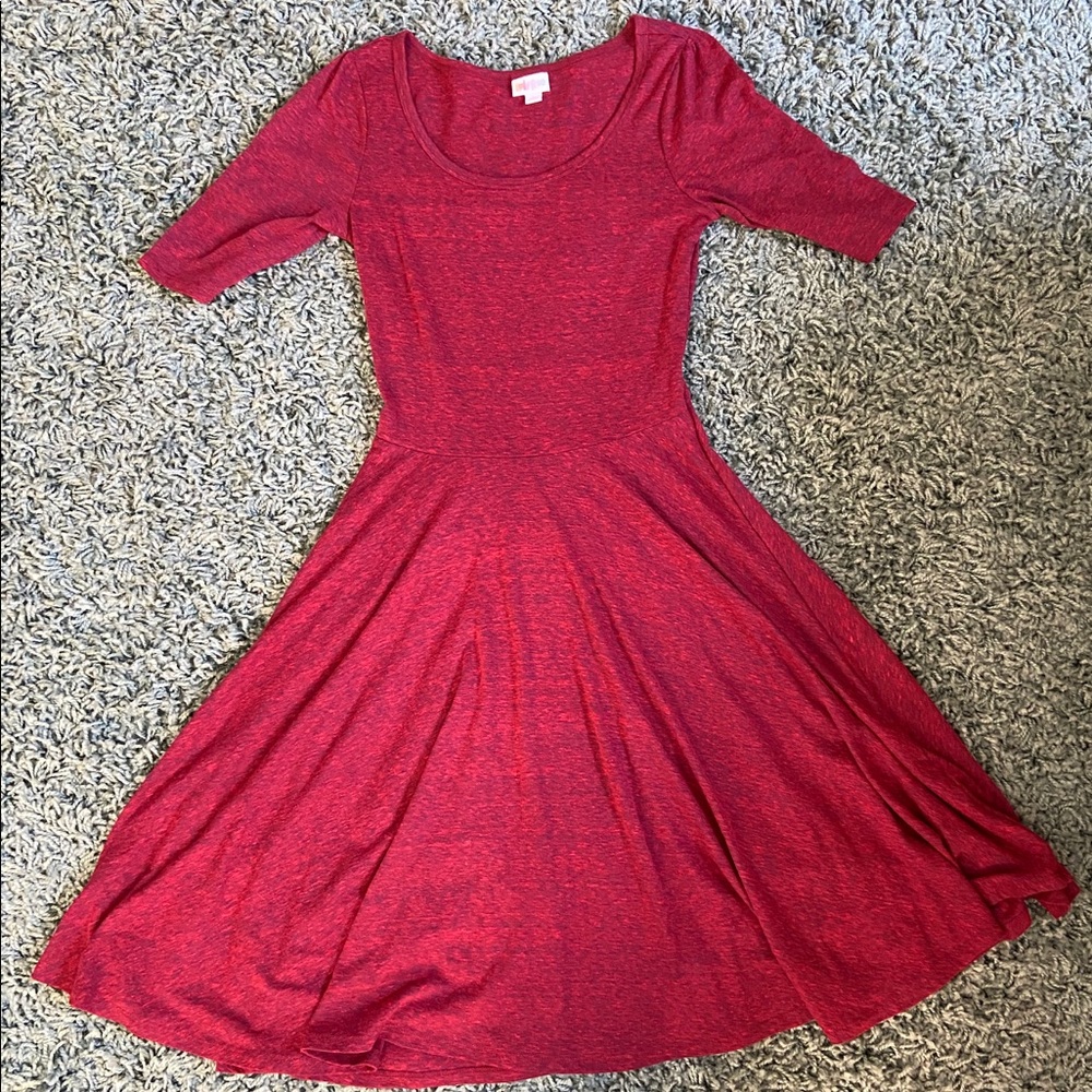 Lula roe small midi dress